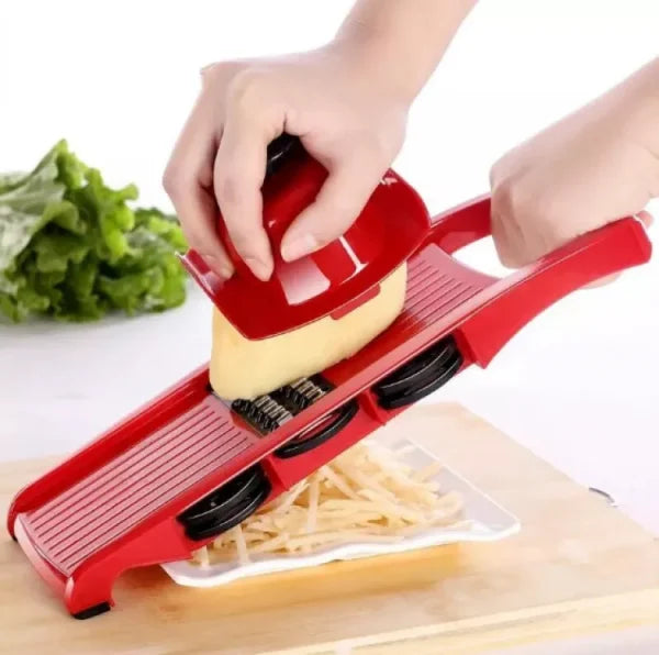 10-in-1 Mandoline Slicer & Vegetable Cutter – Stainless Steel Blades